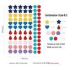 Colorful Polka Dot Stickers for Kids' Journals and DIY Albums