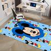 Office Rug Mickey Mouse, Cartoon Theme 3D Printed Anti-Slip Rug-Machine Washable for Living Room