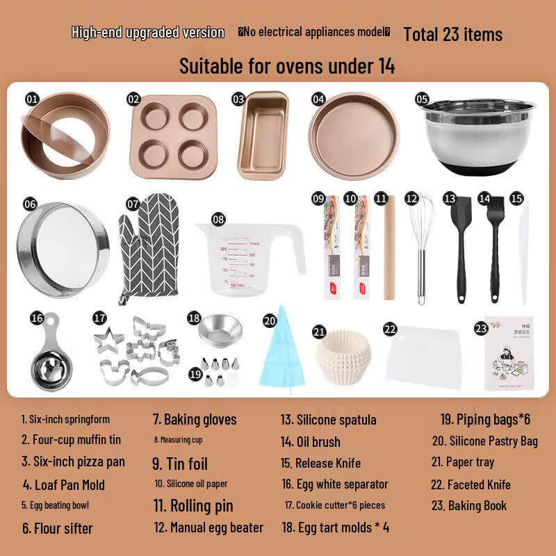 Complete Home Baking Tool Set