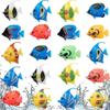 20 Pcs Artificial Moving Fish Plastic Floating Fishes High Simulation Realistic Fish Ornament Aquarium Decorations For Fish Tank (random Style)