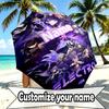 Custom Name Personalized Genshin Impact Print Umbrella, Auto Open Close, 8‑Rib Sturdy Frame, Commute Camping Hiking Use, Birthday Gift