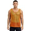 Gilet d'entraînement en maille ajourée pour homme Sport d'équipe Col rond Sans manches Débardeur Musculation Clubwear Tenue de plage