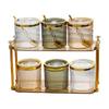 Premium Plastic Seasoning Box & Soy Sauce Bottle Set for Kitchen - Includes Salt, MSG, and Spice Jars