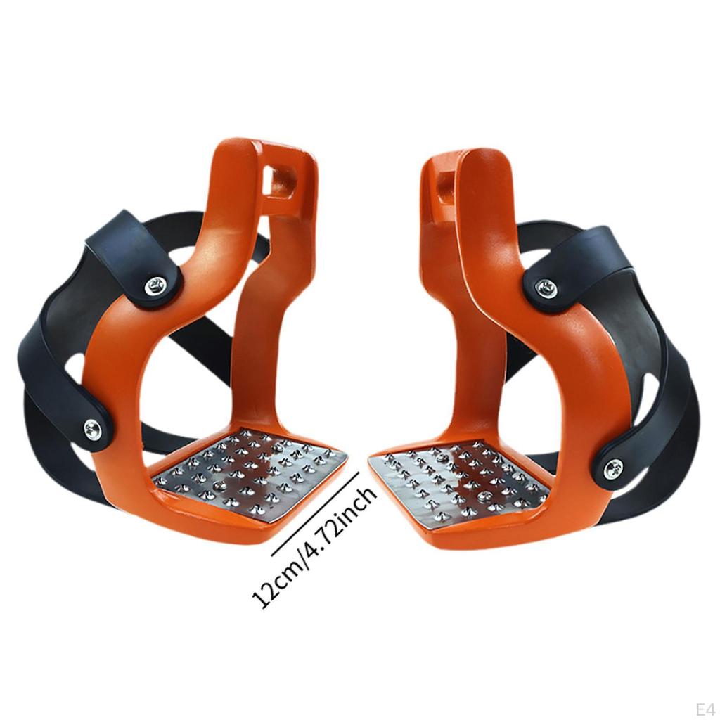 2 Pieces Horse Riding Stirrups Equestrian Equipment Accessories Replacement Outdoor Sports Repairing