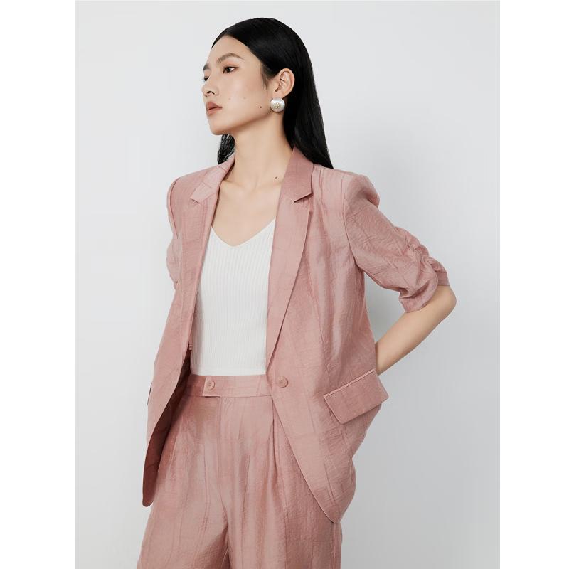 Women s Lyocell Half-Sleeve Blazer