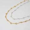 Still Instant Round Hole & Forms - Necklace 12 (2Colors)