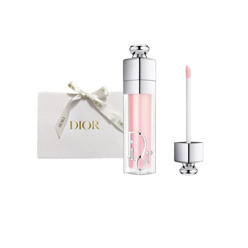 DIOR Enchanting Lip Gloss Gift Bag, Hydrating, Moisturizing, Soft and Non-sticky, Pure Lustful Lips, Cosmetics 001 pink translucent розовый