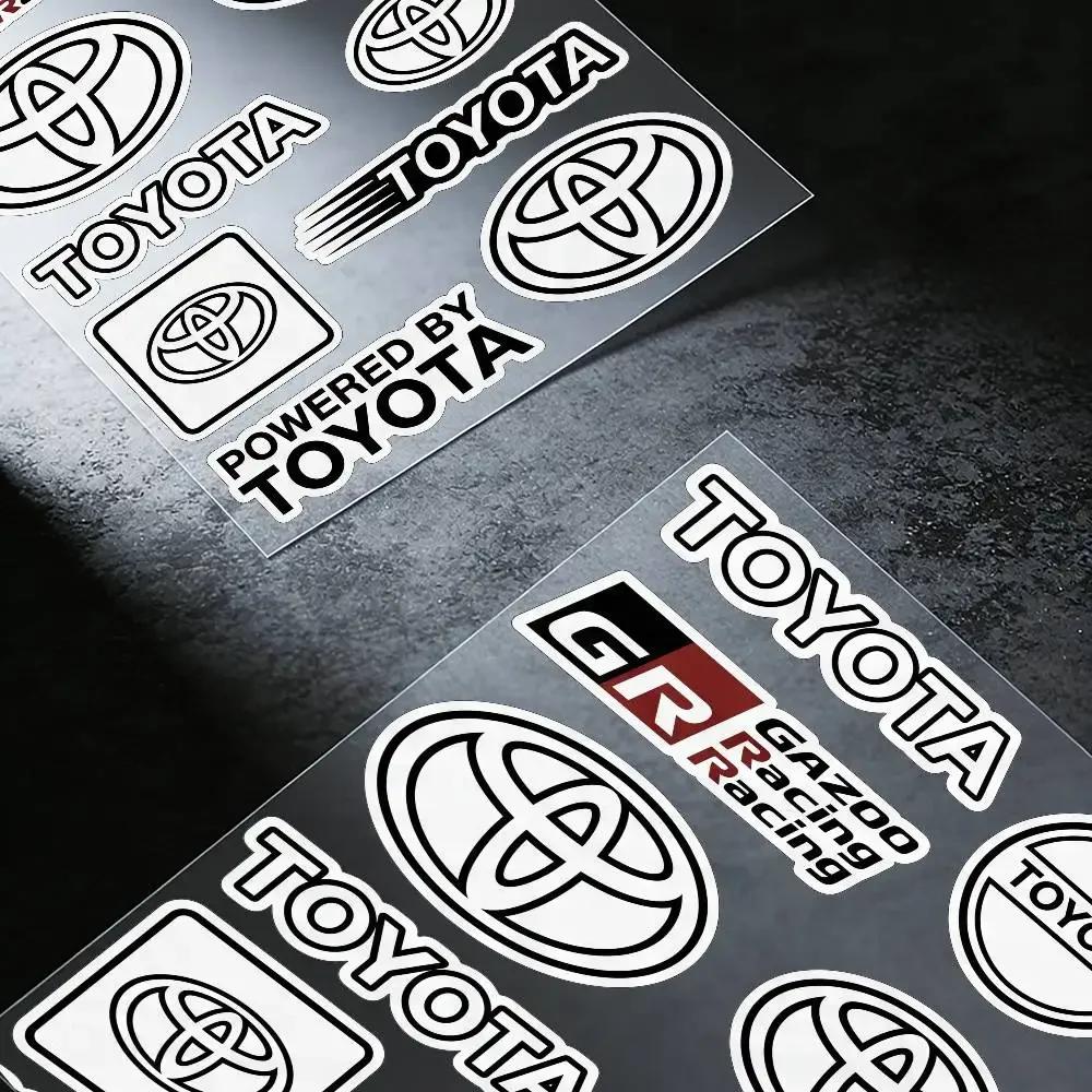 FOR TOYOTA TRO Waterproof Reflective Scratch Cover Sticker Universal Decor Decal For Car Motorcycle Helmet Refrigerator