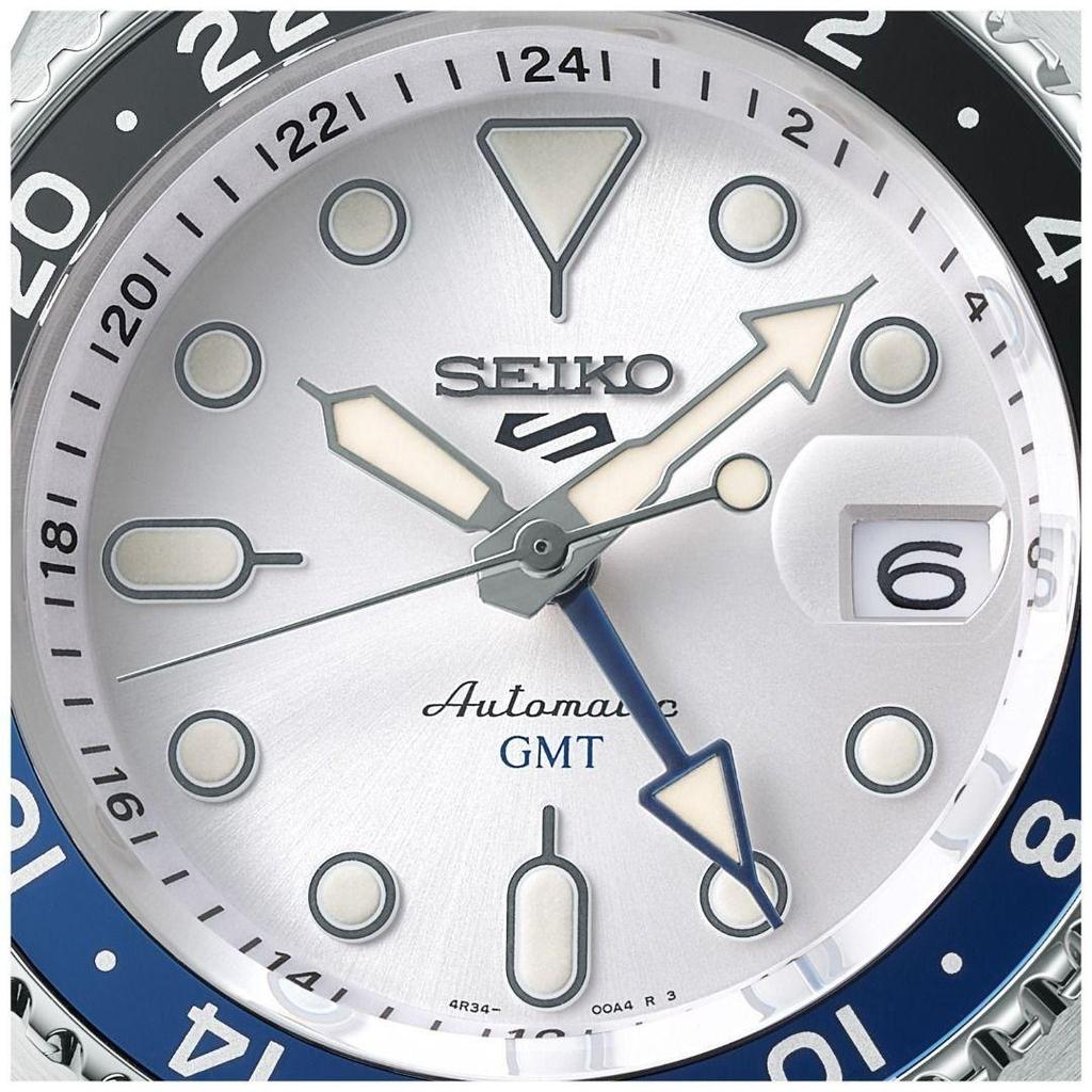 Seiko 5 sportovní automat GMT 100 m 41 hodin rezerva chodu pánské hodinky SSK033K1 SBSC017
