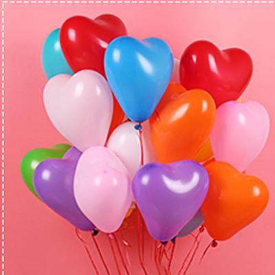 10/20pcs Gifts Party Supplies Thickening  Heart Shaped Inflatable Toys Latex Balloons Wedding Decor