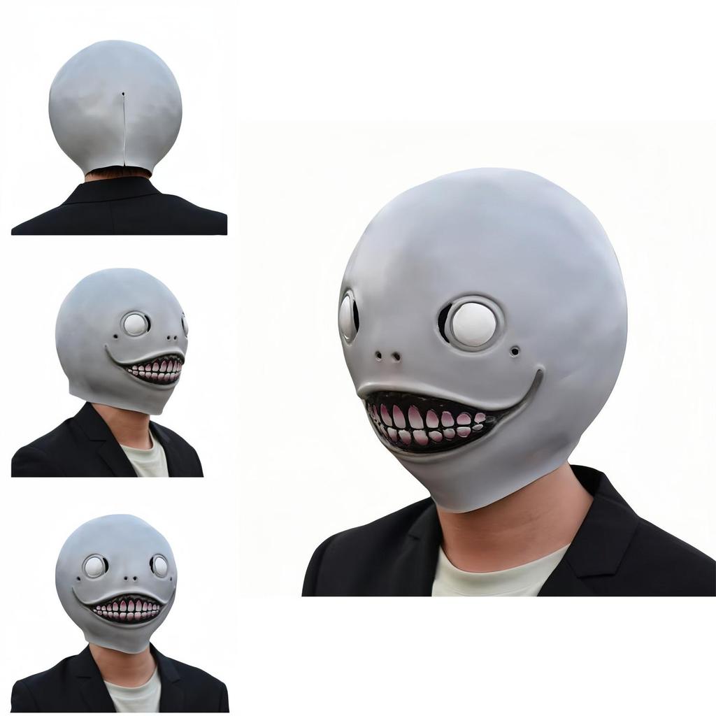 Nier Automata Emil Latex Mask Cosplay Headgear For Costume Events