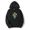 Mexican Japanese Cactus Pattern Printed Women's Sportswear Fashionable and Warm 2D Hooded Casual Hoodie Women's Wear