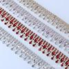 European & American Style Tassel Rhinestone Eyelet Chain for DIY Jewelry