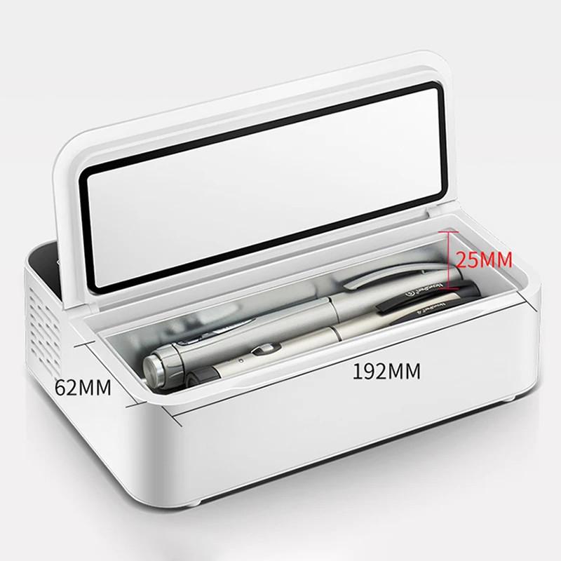 0~18 Grade Diabetici Portabil Frigider de Călătorie Inteligent Temperatură Constantă Răcitor Insulină Cutie de Gheață Medicală Reîncărcabilă