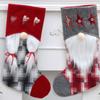 Cute Rudolf Christmas Socks Gift Bag Handmade Christmas Tree Pendant Christmas Candy Socks  Gift
