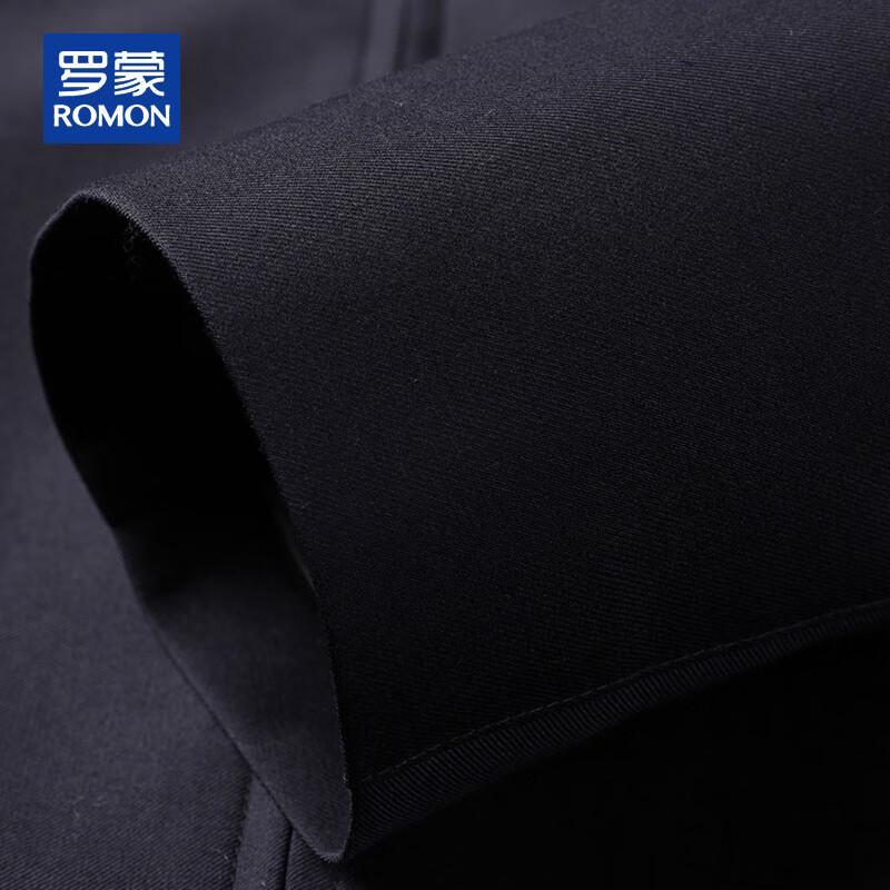 ROMON Men's Autumn/Winter Wool Silk Blend Business Casual Jacket