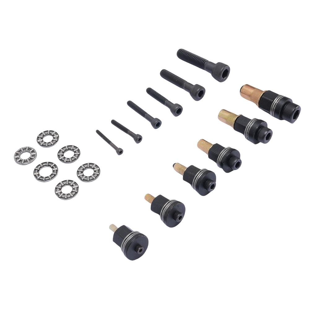 6 Stück Handnietkopfmutter Kohlenstoffstahl M10 M8 M6 M5 M4 M3 Handnietwerkzeugspitzen-Set Manuelle Nietspitze für enge Stellen