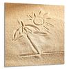 PANEL SZKLANY DO KUCHNI 60x65 Plaża