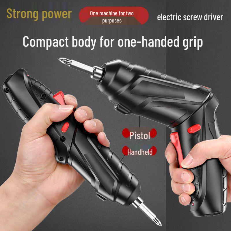 Rechargeable Multifunctional Handheld Electric Screwdriver with Impact Drill and Lithium Battery