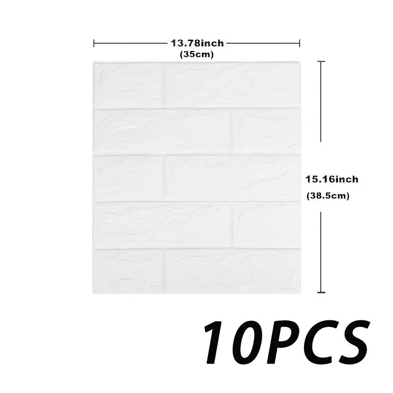 3D einfarbig 35x38,5cm Wohnzimmer Wanddekoration selbstklebender Wandaufkleber