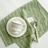 Fashion Japanese Retro Stripe Tablecloth Placemats Food Posing Background Cloth Mat Home Decoration Accessories Insulation Pad