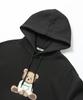 Ucla Unisex Preppy Reel Bear Fleece Hoodie [Black] (Ubclt37)