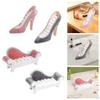 Rings Display Stand Desktop Ornament Elegant Soft Lining Portable Jewelry Holder Organizer for Home