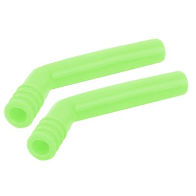 1 Paar Motor Auspuffrohr Verlängerung Silikon Verlängerungsschlauch für HSP 18 110 RC CarGrün