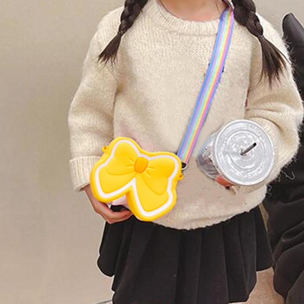 Kinder Umhängetasche Cartoon Design Weiche Lässige Geldbörse für Kleinkinder