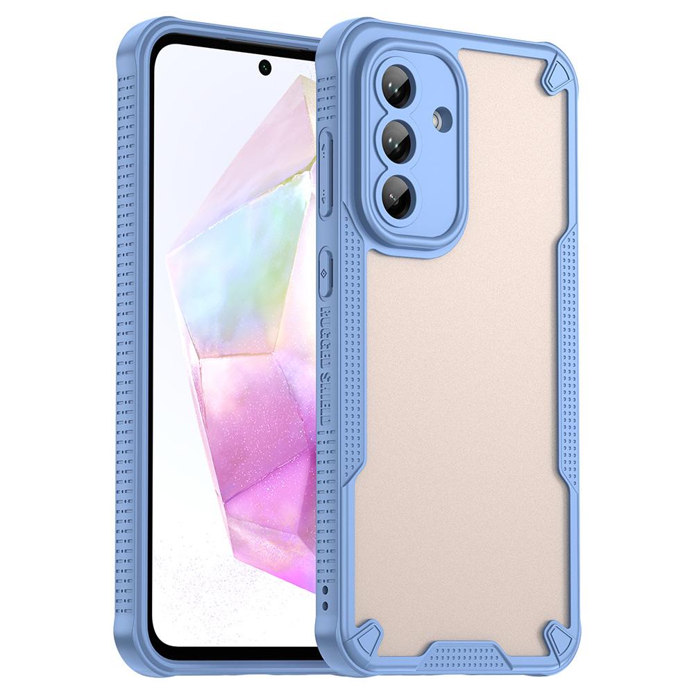

For Samsung Galaxy A56 5G Case Hybrid Frosted Phone Back Cover Blue