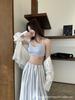 Summer thin cross beautiful back underwear women's no steel ring small chest gathering breathable non-marking bra cover