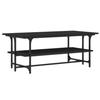 VidaXL Coffee Table Black 100x50x40 Cm Engineered Wood 835319