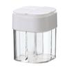 4 Compartment Seasoning Box Multifunctional Portable Dustproof Sealing Clear Spice Storage Container for Kitchen Supplies