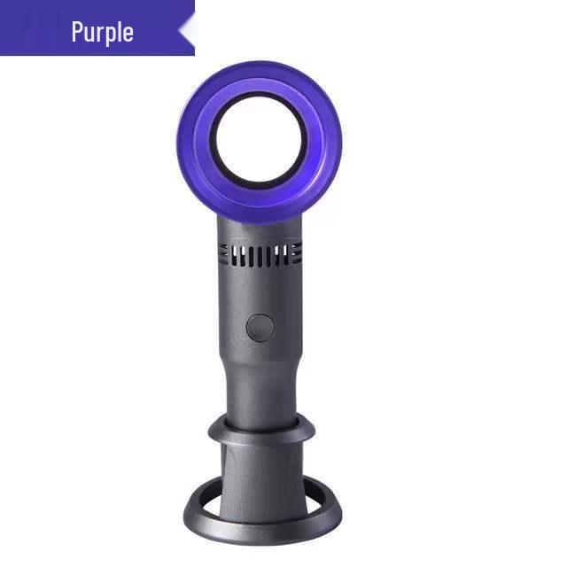 

Портативный безлопастной вентилятор: Мини ручной USB-перезаряжаемый с настраиваемым логотипом фиолетовый