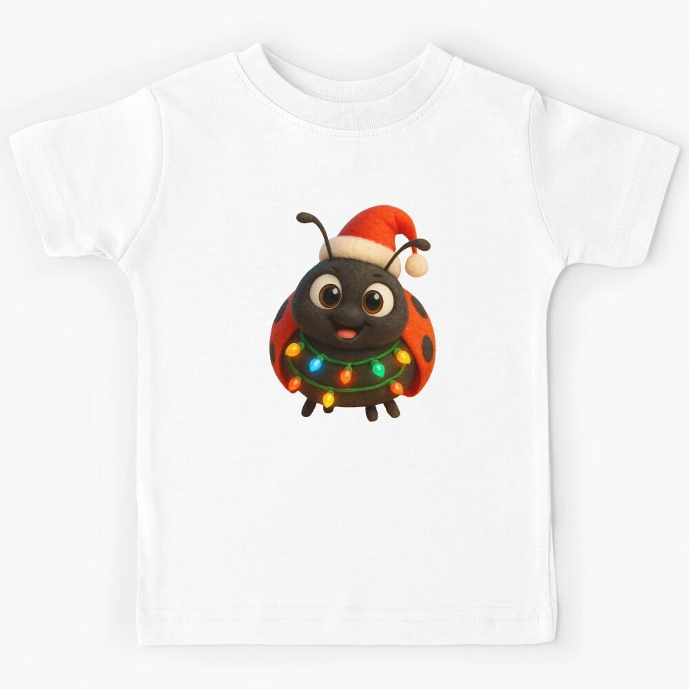 Christmas Ladybug Kids T-Shirt 140