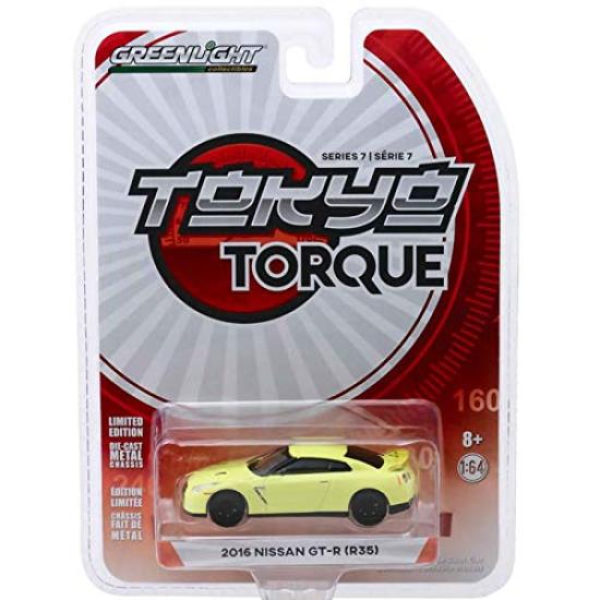 Greenlight SCALE TORQUE SERIES 2016 NISSAN 164  TOKYO 7  GT-R (R35)