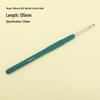 Candy-colored Crochet Hook with Gold-Plated Head - Soft Handle for DIY Sweaters, Shoes, and Hats