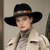 Wide Brim Jazz Hat Ethnic Style Top Hat Fashion Western Cowboy Hat  Disco Party