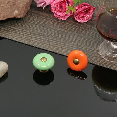 Drawer Pull Knob Single Hole Wide Application Ceramic Scratching Resistant Cabinet Knob Handle for Kitchen