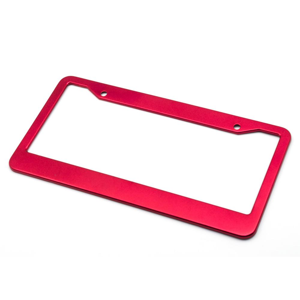 

1 Универсальная рамка номерного знака из американской нержавеющей стали, рамка номерного знака из серебристого металла, фотометрическая спиральная крышка красный