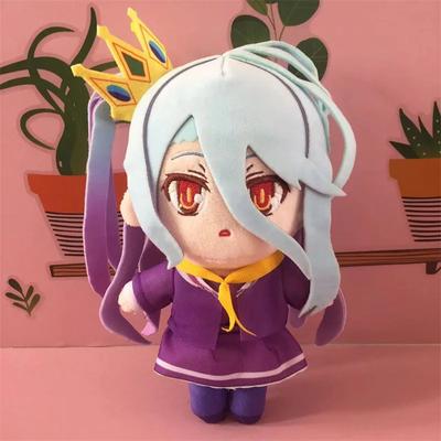 Anime NO GAME NO LIFE Plush Doll Toy 20cm White Shiro Sora Cute Soft Stuffed Pillow Gift Cosplay