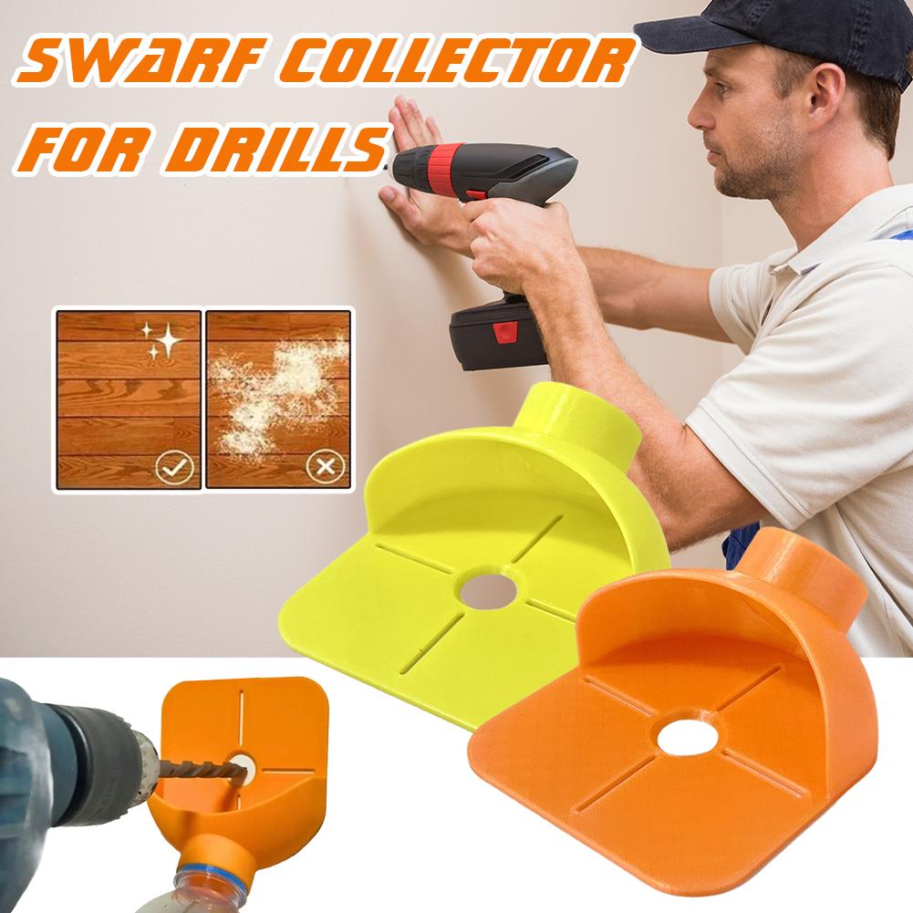 Drill Dust Collector Reusable Dust Collection Replace, Professional Easy To Install & Clean, No-Mess Wall Drilling Accessories
