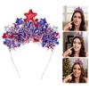 Star Pattern Headband Independence Day Hair Hoop Comfortable Headbands for Parties and Daily Wear