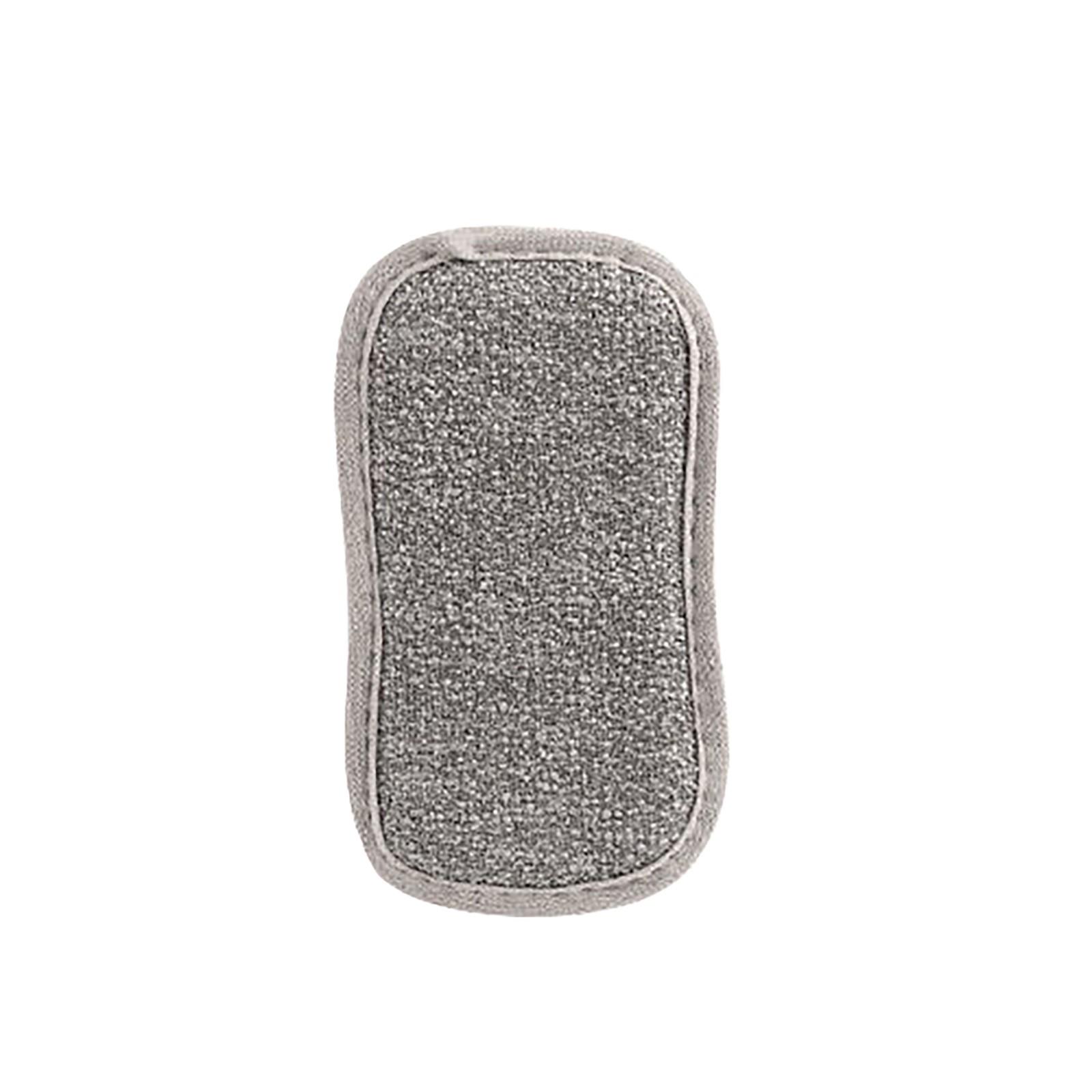 

Многоразовая губка для мытья посуды, губка из микрофибры, инструменты для мытья посуды One Size серый