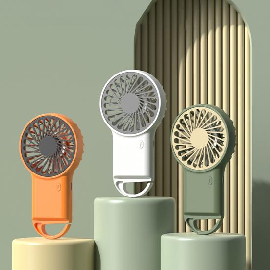 Mini přenosný ventilátor Silný vítr 3 nastavení rychlosti Nízká hlučnost Kompaktní velikost Přenosný dobíjecí chladicí ventilátor Osobní malý stolní ventilátor