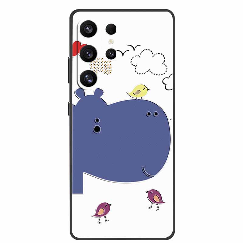For Samsung Galaxy S26 Ultra Case 3D Relief Flower Emboss Silicone Funda For Samsung S26 Ultra S 26 Ultra Relief Cartoon Bumper