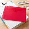 Translucent Document Case 2PCS A4 Size Folders with Snap Closure, Waterproof Thickened PVC Durable Paper Protector File Organizer, Lightweight Storage