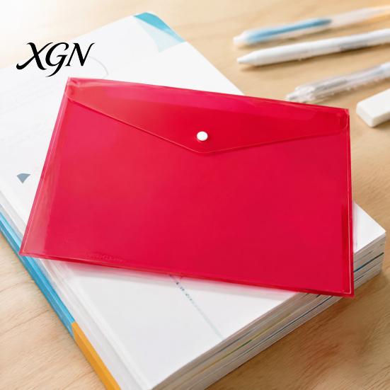 Translucent Document Case 2PCS A4 Size Folders with Snap Closure, Waterproof Thickened PVC Durable Paper Protector File Organizer, Lightweight Storage