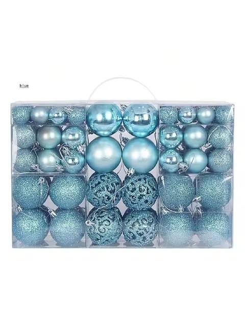 100pcs Christmas Decor Baubles Tree Xmas Balls Party Wedding Ornament Party Supplies Xmas Ornament Ball Xmas Baubles