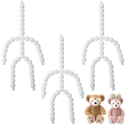 Fogman Toy Skeleton, Stuffed Skeleton, Push-Stitch, Bones, Stuffed Toy, Skeleton, Set of 3 (20cm)